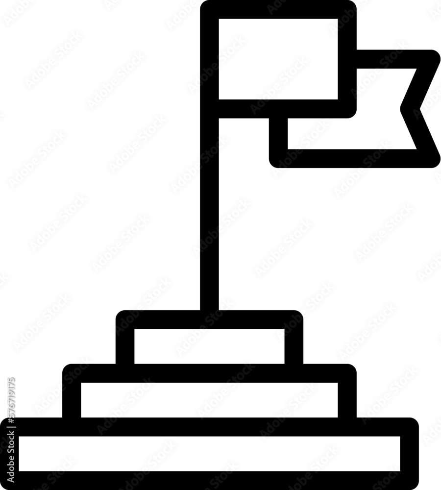 achievement icon. Simple thin line, outline vector of Project Management icons for UI and UX, website or mobile application on white background achievement icon. Simple thin line, outline vector of Project Management icons for UI and UX, website or mobile application on white background