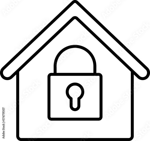 house, key, clock vector icon