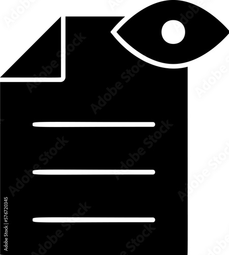 proof reading, text icon. Simple glyph vector of text editor set icons for UI and UX, website or mobile application on white background