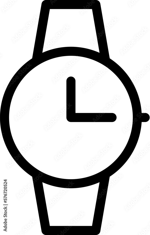 watch icon. Simple thin line, outline vector of Time icons for UI and UX, website or mobile application on white background watch icon. Simple thin line, outline vector of Time icons for UI and UX, website or mobile application on white background