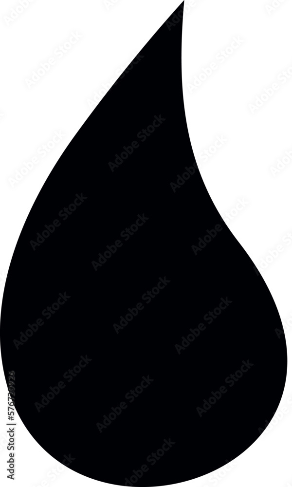 a drop of oil icon. Simple glyph vector of universal set icons for UI and UX, website or mobile application on white background