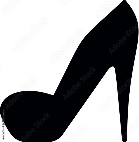 heels icon. Simple glyph vector of universal set icons for UI and UX, website or mobile application on white background