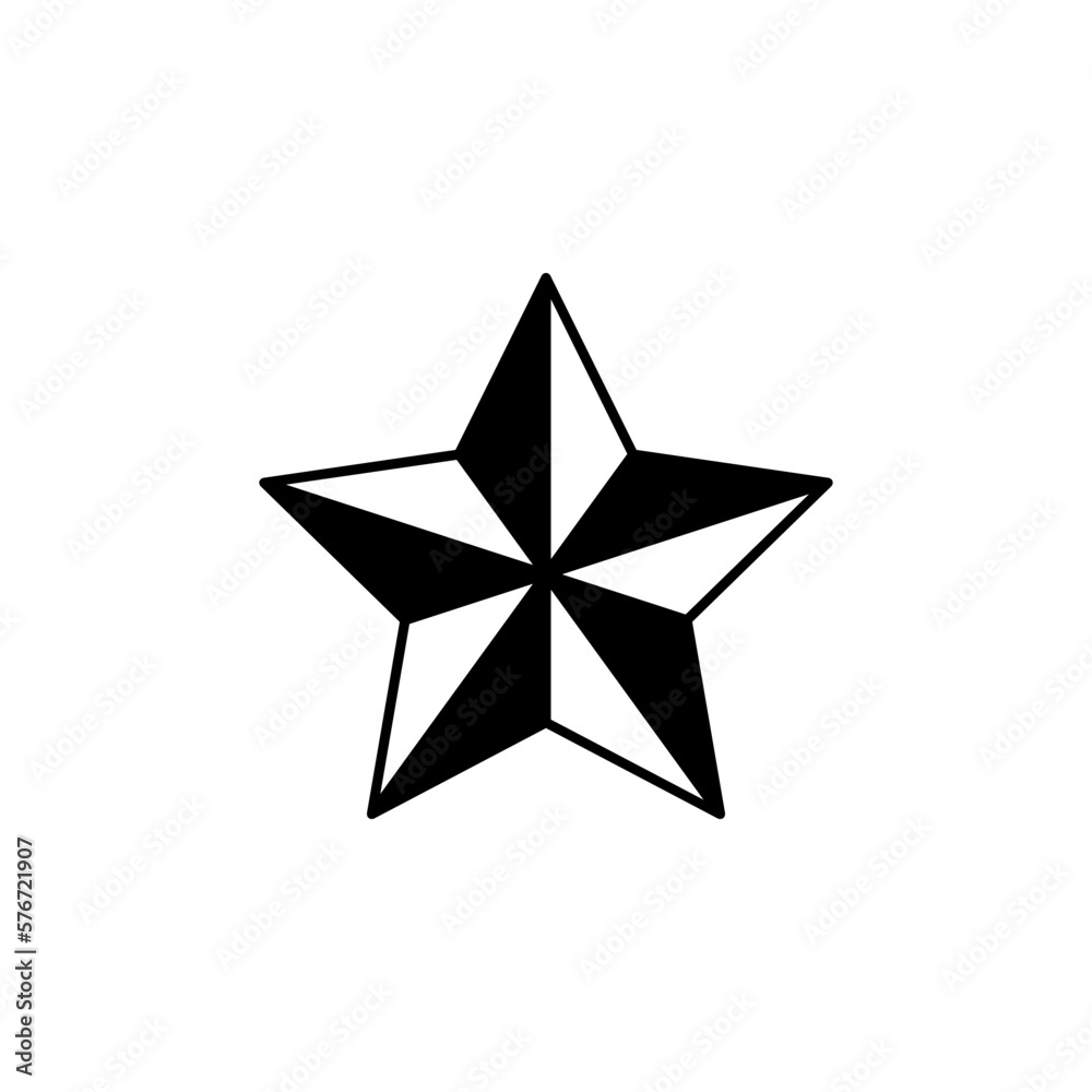 Obraz premium star vector icon