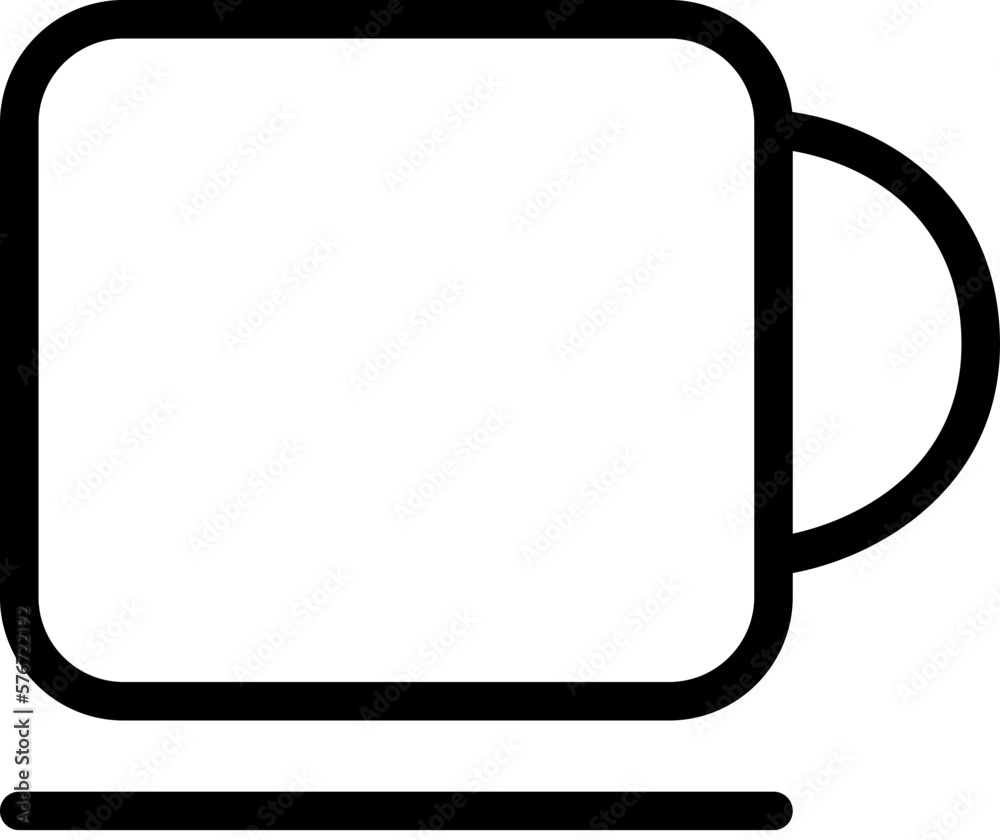 A cup vector icon