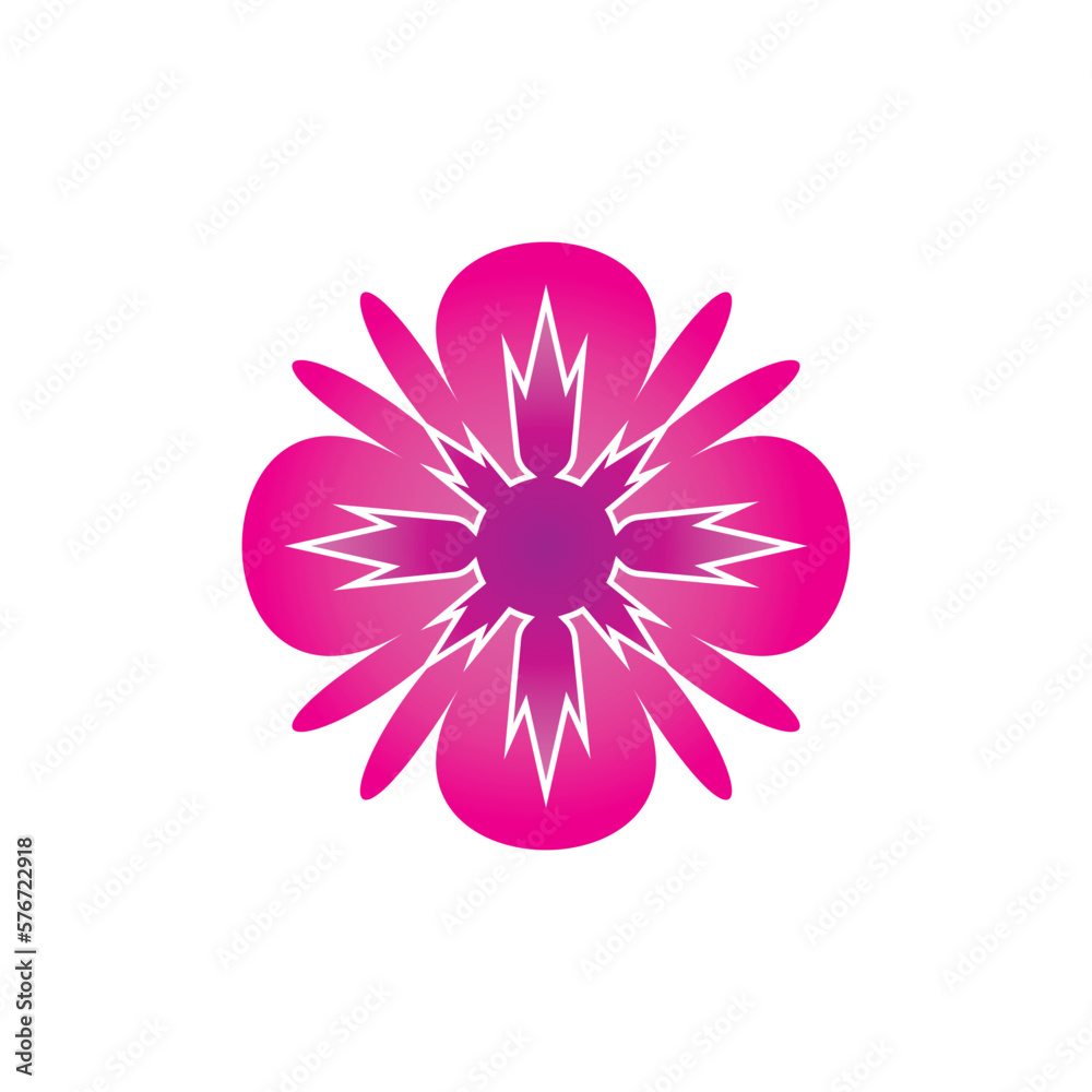 Flower vector icon design