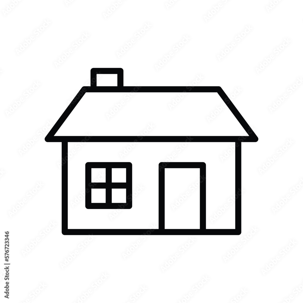 house - home icon vector design template in white background