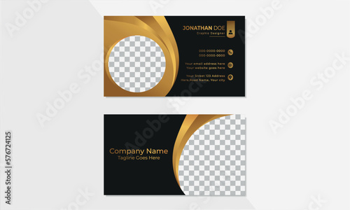 Luxury golden gradient shape Vector illustration print template.corporate identity template.