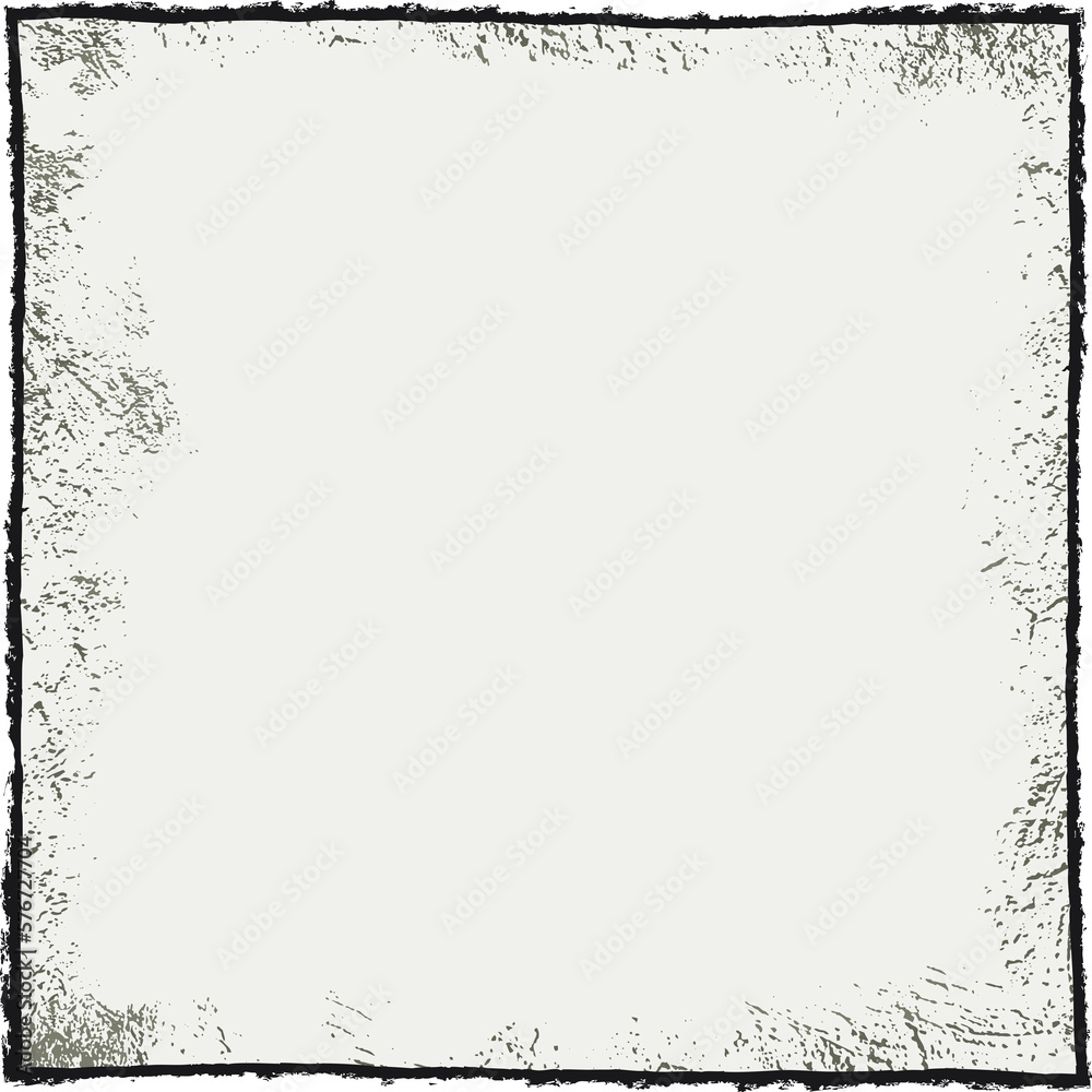 Vector of a grunge textured square background. Background with square shape and grunge texture.