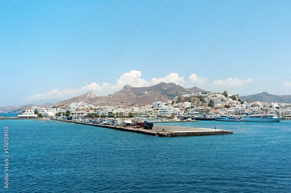 View of Naxos island, Cyclades, Greece