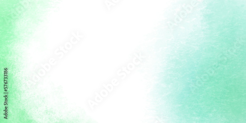 Watercolor on transparent. Illustration of paint stains on a transparent background. Abstract streaks of watercolor paint in green pastel tones. PNG element for your creativity.