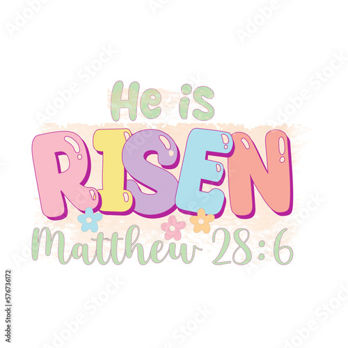 He is risen matthew 28:6