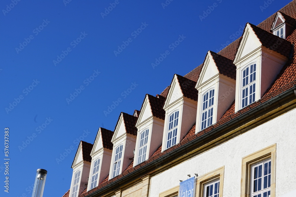 kleine Fenster an einem Haus