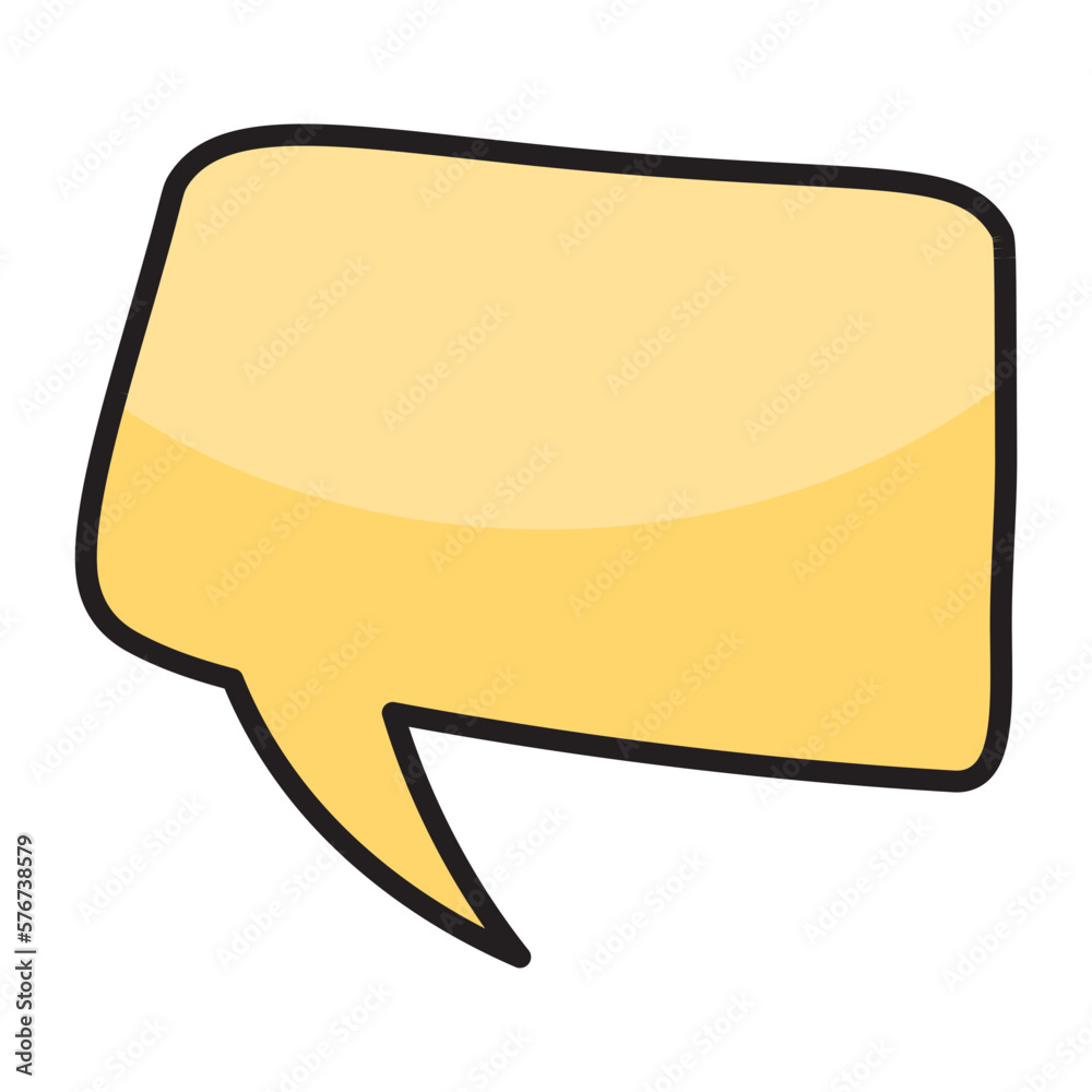 Naklejka premium colorful speech bubble 