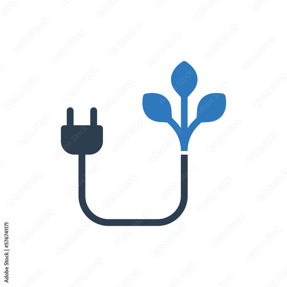 Green Energy Icon - Renewable Energy Icon Green Energy Icon - Renewable Energy Icon