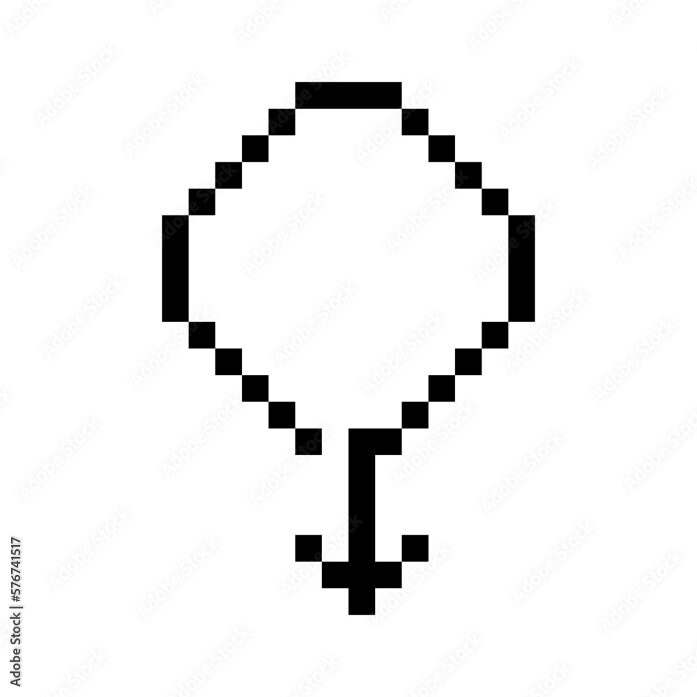 Fototapeta premium pixel white speech box 