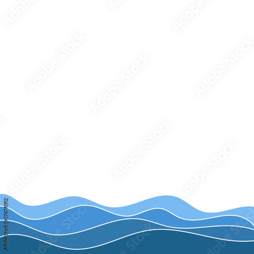 Sea Waves Footer