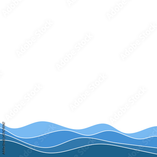 Sea Waves Footer