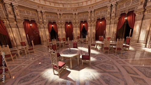 3D Rendering Percian Palace photo