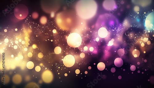 Particle Background Texture Wallpaper with shiny vibrant colors  celebration  beautiful art created with generative ai technology
