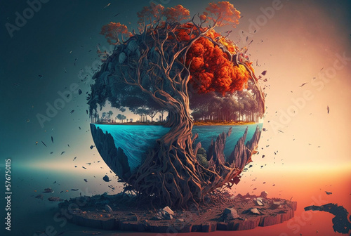 Small World. Generative AI