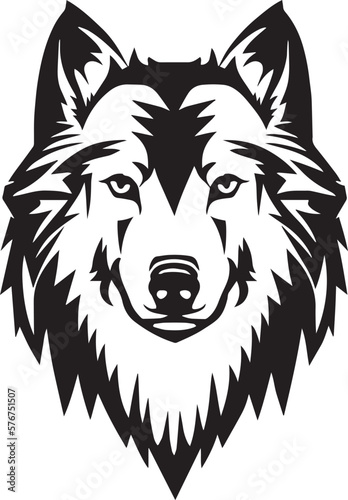 Wolf Head icon, wolf head logo, SVG Vector Illustration 