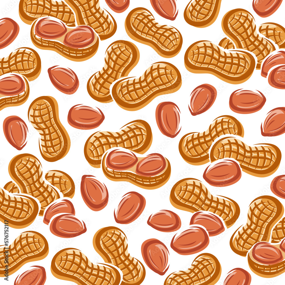 Peanuts background set. Collection icon peanuts. Vector Peanuts background set. Collection icon peanuts. Vector