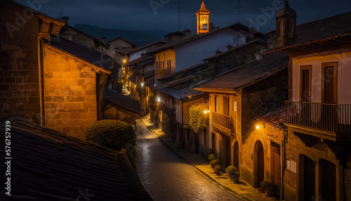 Village of Cartes in Cantabria, Spain
