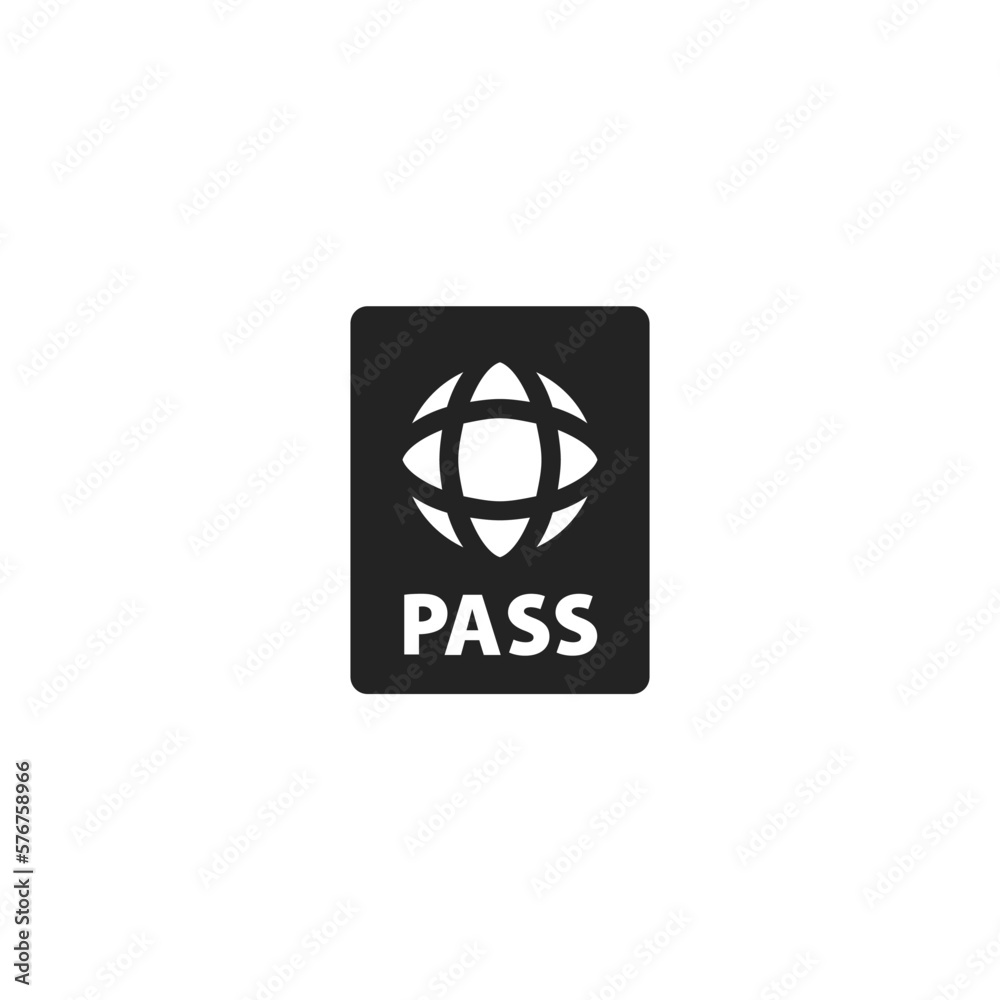 Passport - Pictogram (icon) Passport - Pictogram (icon)