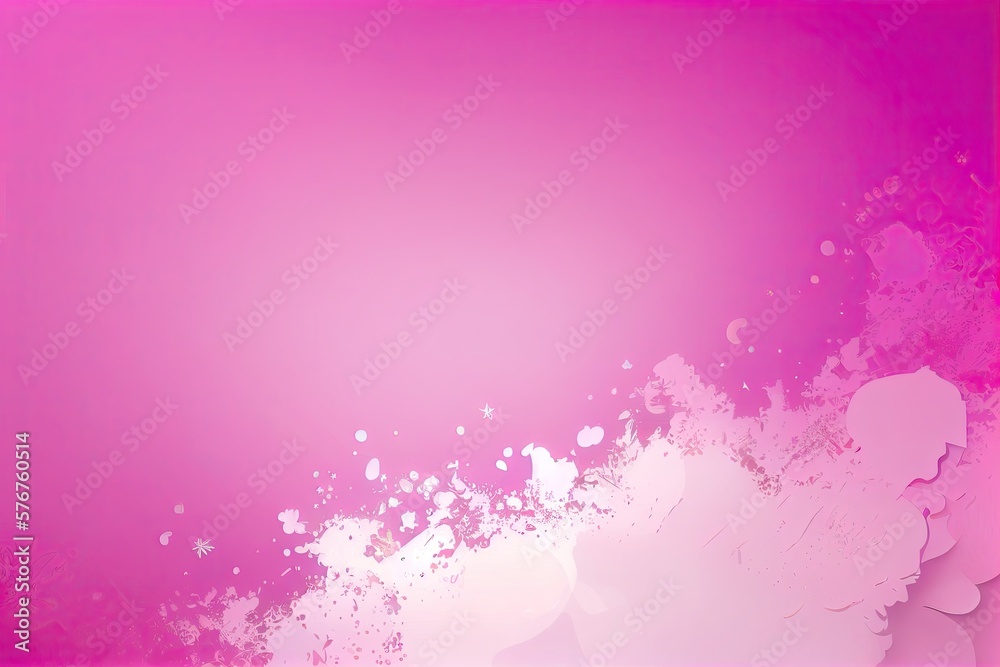 Vibrant Pink Background Wallpaper for Websites, Thumbnails, and Other Designs, Generative AI