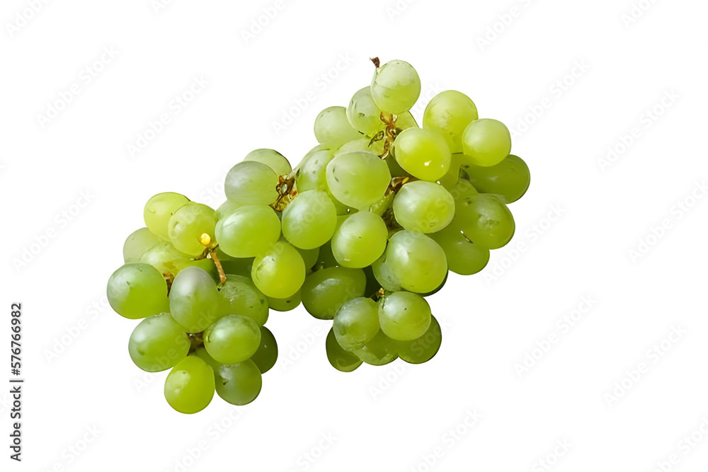 Healthy Fresh Grapes with a Splash of Water