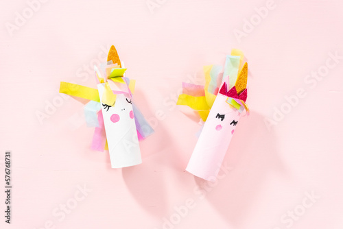 Toilet paper roll crafts unicorn