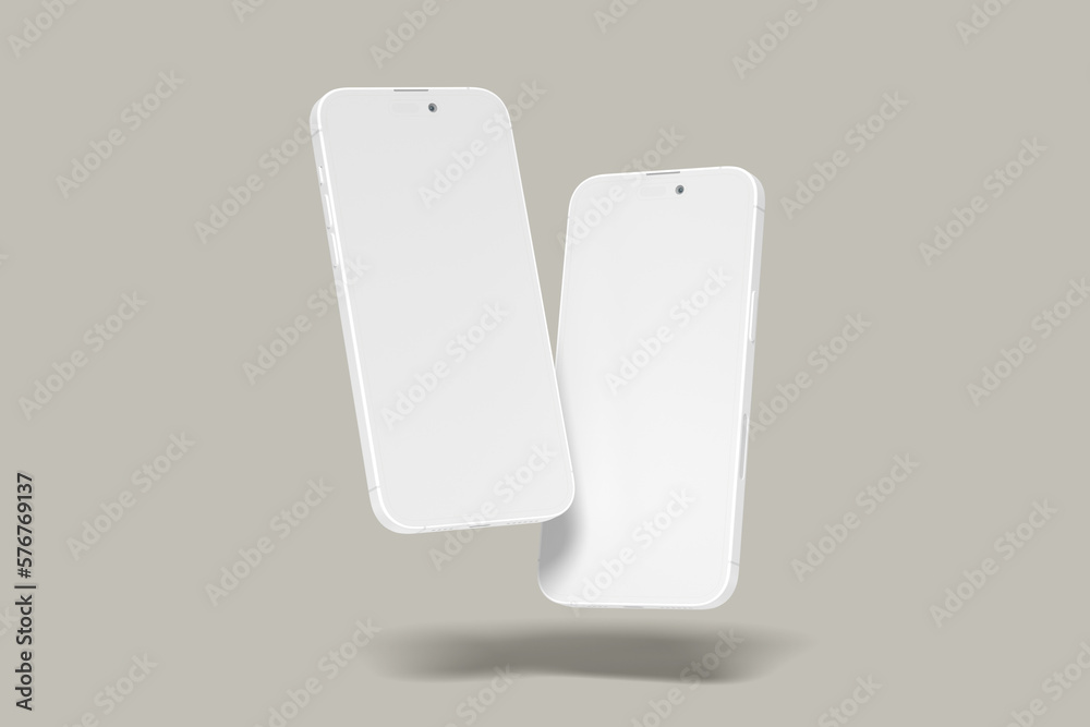 Phone Clay Blank Mockup