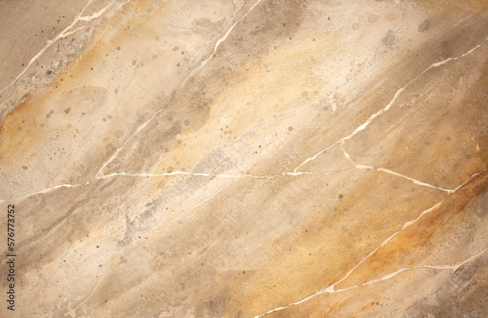 Brown background from decorative plaster with abstract spots. Unusual beige wall texture with beautiful patterns, creative surface background. Front covering for facing of buildings. Brown background from decorative plaster with abstract spots. Unusual beige wall texture with beautiful patterns, creative surface background. Front covering for facing of buildings.