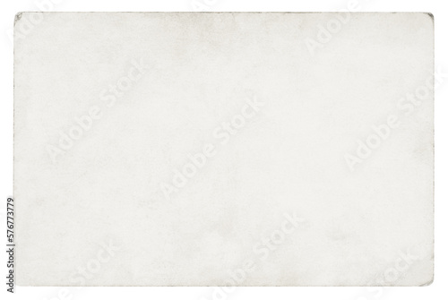 Vintage paper background isolated - (clipping path included)