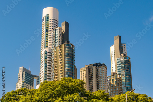 Contemporary stlye apartment buildings