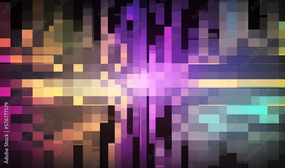 a colorful abstract background with lines and squares in the center of the image and a cross in the center of the image with a blurry background. generative ai a colorful abstract background with lines and squares in the center of the image and a cross in the center of the image with a blurry background. generative ai