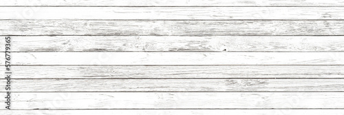 Fototapeta Naklejka Na Ścianę i Meble -  White wooden background with copyspace. Top view