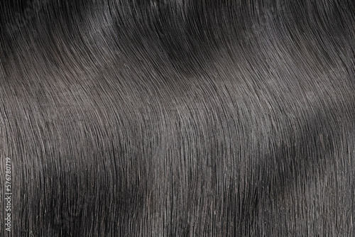 Textura de cabelo de mulher preto liso brilhoso photo