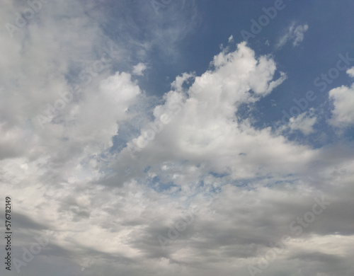 Cloud of a certain shape in the sky