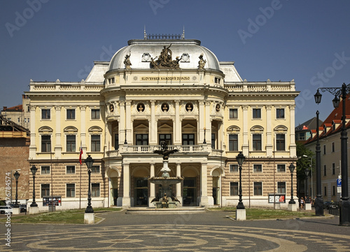 Slovak national theatre in Bratislava. Slovakia