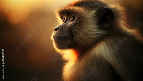 Monkey bathed in light © Set the Mood