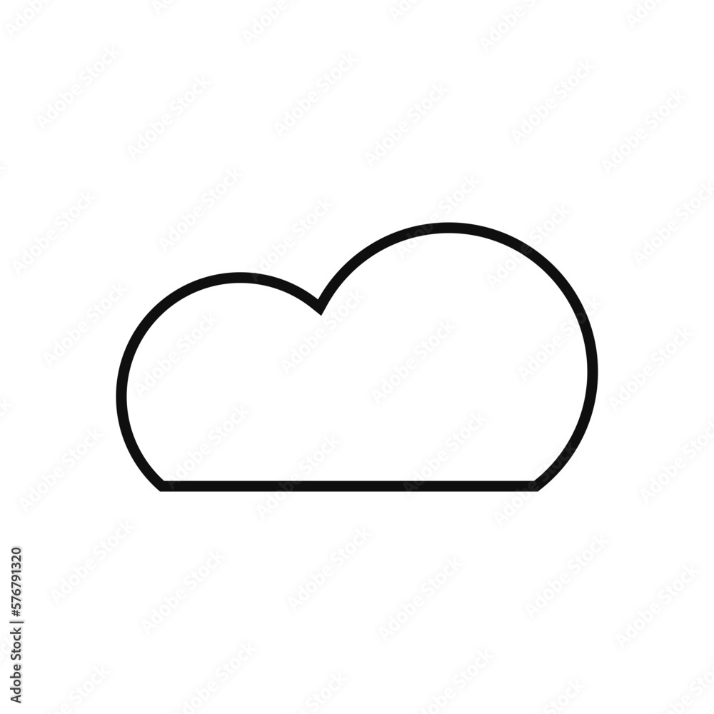 Clouds icon. Sky. Set. Vector illustration. Clouds icon. Sky. Set. Vector illustration.