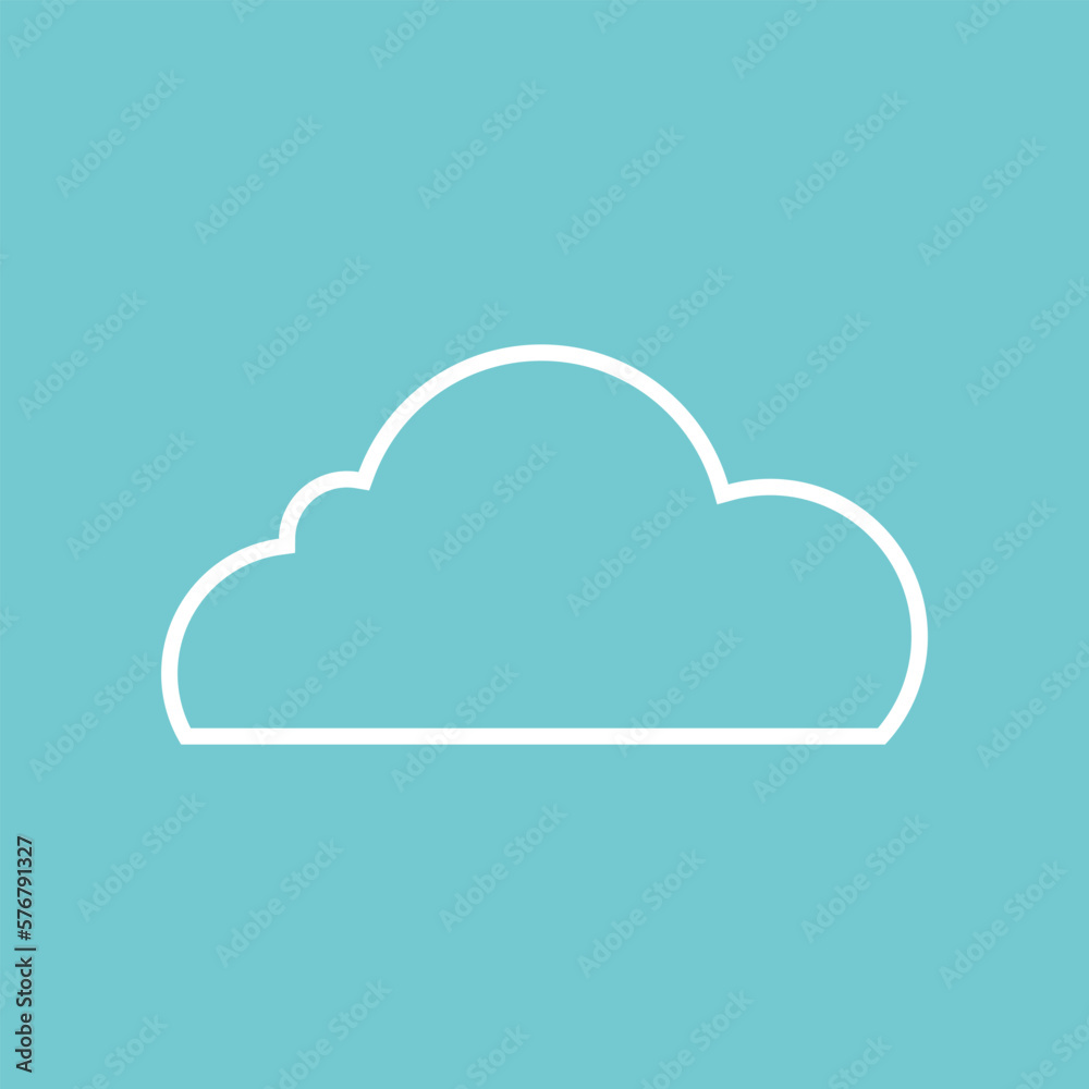 Clouds icon. Sky. Set. Vector illustration. Clouds icon. Sky. Set. Vector illustration.