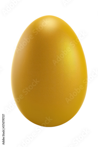 Easter egg with ornaments isolated on transparent background. PNG. Generative AI