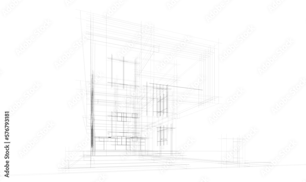 sketch of a house sketch of a house