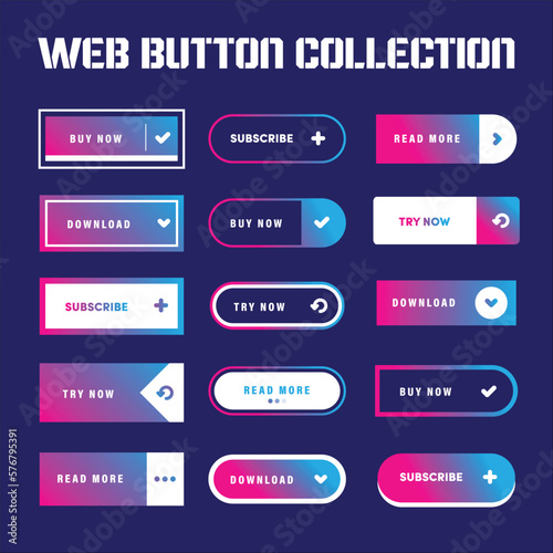 cta web button collection	