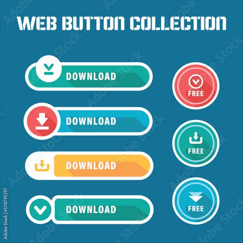 cta web button collection	