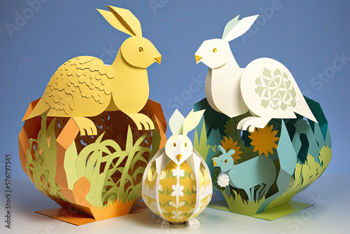 Easter Paper Craft Art
