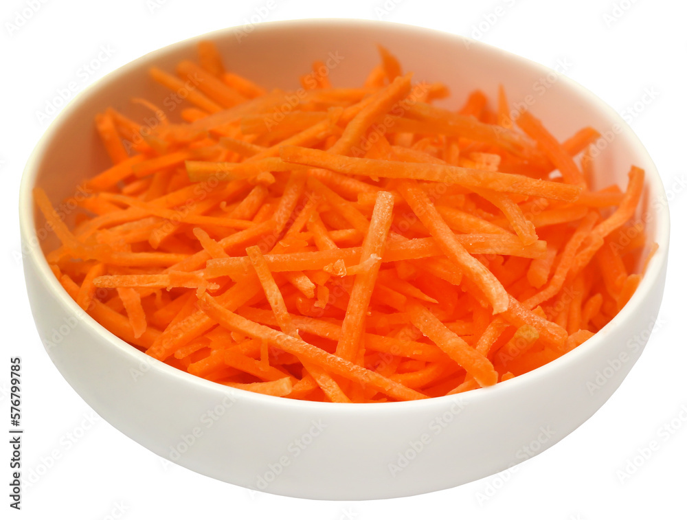 Sliced carrot in a bowl Sliced carrot in a bowl