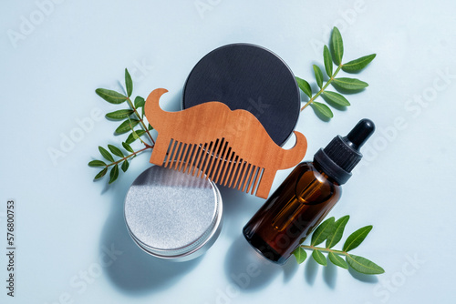 Cuadro en lienzo Men's cosmetics for hair care